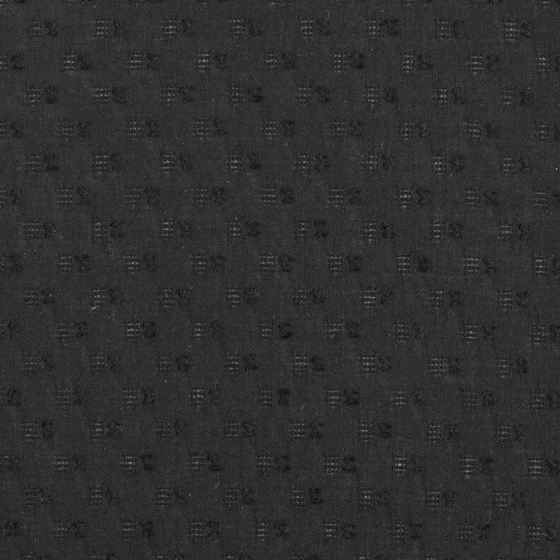 Ajour dobby cotton – black,  image number 1