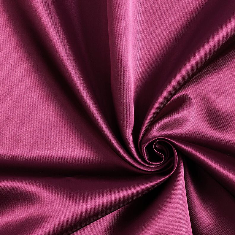 Satin lining plain – grape,  image number 1