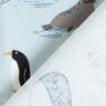 Decor Fabric Half Panama Animals in the Ice – baby blue/white,  thumbnail number 4