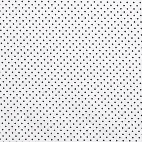 Cotton Poplin Mini polka dots – white/black, 