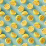 Cotton Poplin fresh lemons – eucalyptus/lemon yellow,  thumbnail number 1