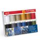Denim Sewing Thread Set [ 100m | 12 pieces ] | Gütermann creativ – colour mix,  thumbnail number 1