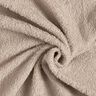 Towelling Fabric – dark beige,  thumbnail number 1