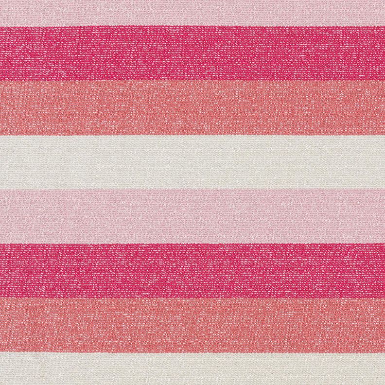 Striped glitter jersey – pink/coral,  image number 1