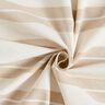 Decorative fabric, canvas mixed stripes, recycled – beige,  thumbnail number 3