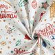 Decor Fabric Half Panama Merry Christmas – natural,  thumbnail number 3