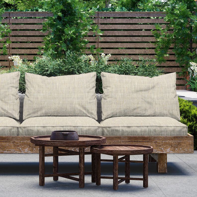 Outdoor Fabric Textured Melange – cashew,  image number 6