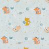 Cotton Poplin dragons in space – baby blue,  thumbnail number 1