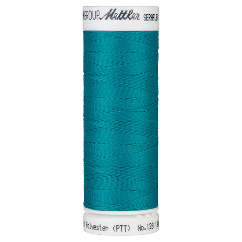 Seraflex Stretch Sewing Thread (0232) | 130 m | Mettler – turquoise,  image number 1