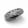Meteor Metal Button  – silver metallic,  thumbnail number 2