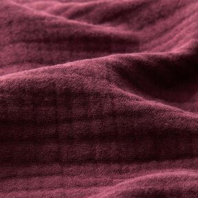 GOTS Triple-Layer Cotton Muslin – merlot, 