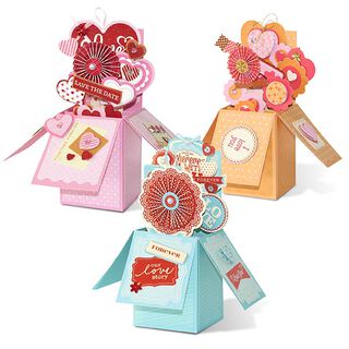 Save the Date Pop-Up Boxes [ 3pieces ] – colour mix, 
