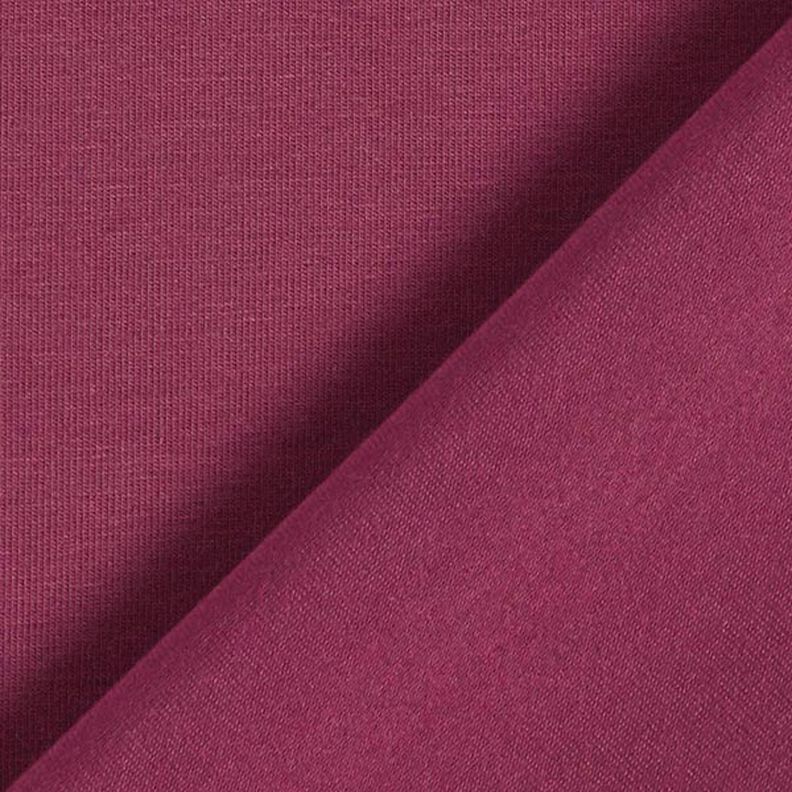 Medium Cotton Jersey Plain – burgundy,  image number 5