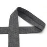 Bias binding Cotton Jersey Mottled [20 mm] – anthracite,  thumbnail number 1