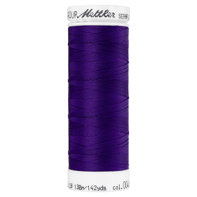 Seraflex Stretch Sewing Thread (0046) | 130 m | Mettler – aubergine,  image number 1