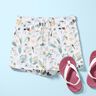 Cotton Poplin Pond life Digital Print – white/baby blue,  thumbnail number 6