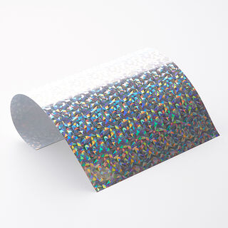 Metallic design iron-on film Din A4 – silver metallic, 