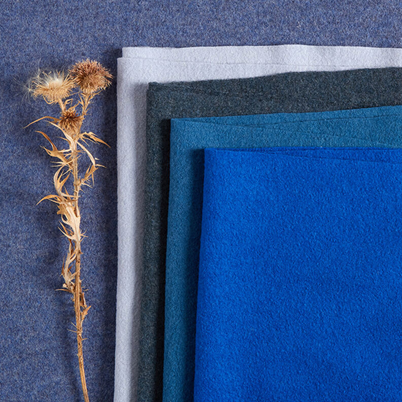 Fulled woollen loden – royal blue,  image number 6