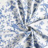 Cotton Cretonne birds – royal blue/offwhite,  thumbnail number 3