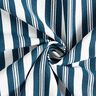 Decor Fabric Jacquard stripes – ocean blue/white,  thumbnail number 3