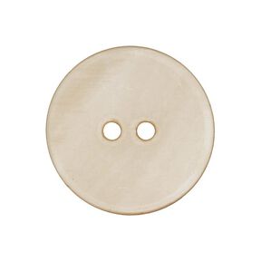 Pastel Mother of Pearl Button - light beige, 