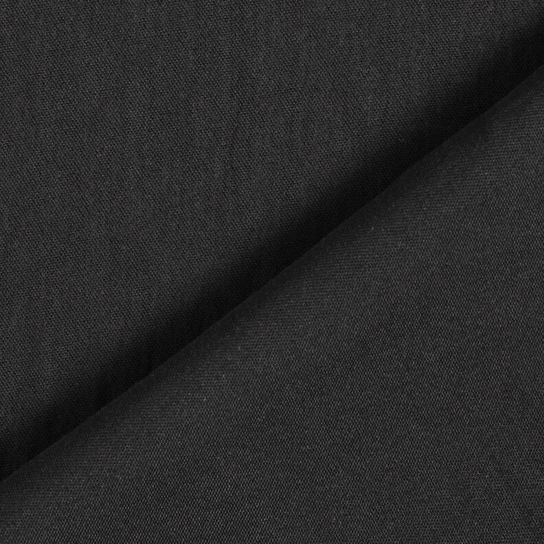 Plain-coloured plain weave viscose blend – black,  image number 4