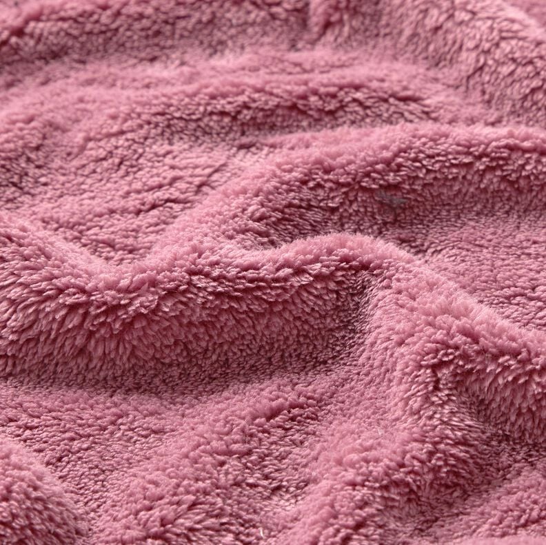 Faux Fur Plain plush – dark dusky pink, image number 2