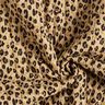 Muslin Quilted Fabric Leopard Print – beige/black,  thumbnail number 4