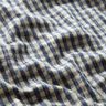 Coat fabric wool blend small check – beige/blue,  thumbnail number 2