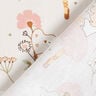 Cotton Poplin Ballerina in the flower garden – natural,  thumbnail number 4