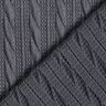 Knit Cloqué Cable-knit print – midnight blue,  thumbnail number 4