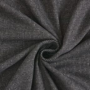 Woollen cloth mini check – black/white, 