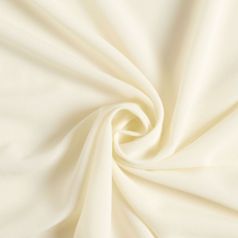 Crepe Georgette – cream,  image number 1
