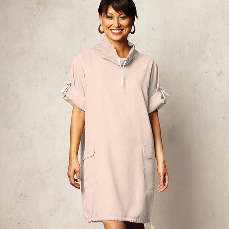 plain cashmere fleece – rosé,  image number 5