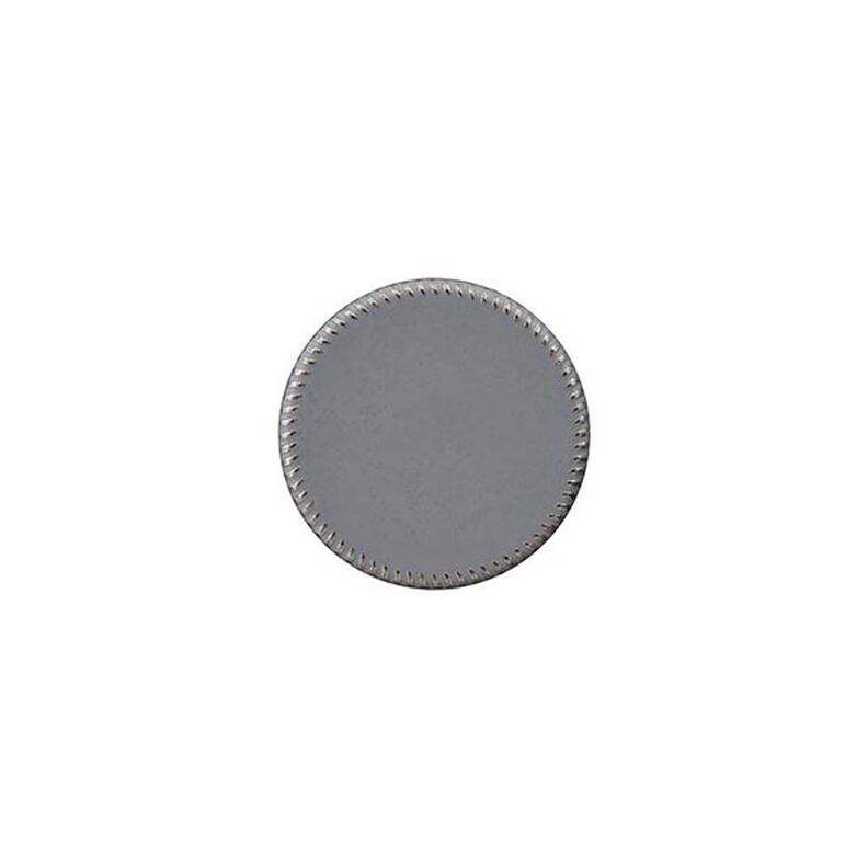 Metal Polyester Shank Button [ 15 mm ] – grey,  image number 1