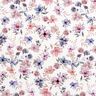 GOTS Cotton Jersey Watercolour flowers Digital Print – offwhite/pastel violet,  thumbnail number 1
