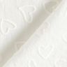Batiste Embroidered Hearts | Poppy Fabrics – ivory,  thumbnail number 4