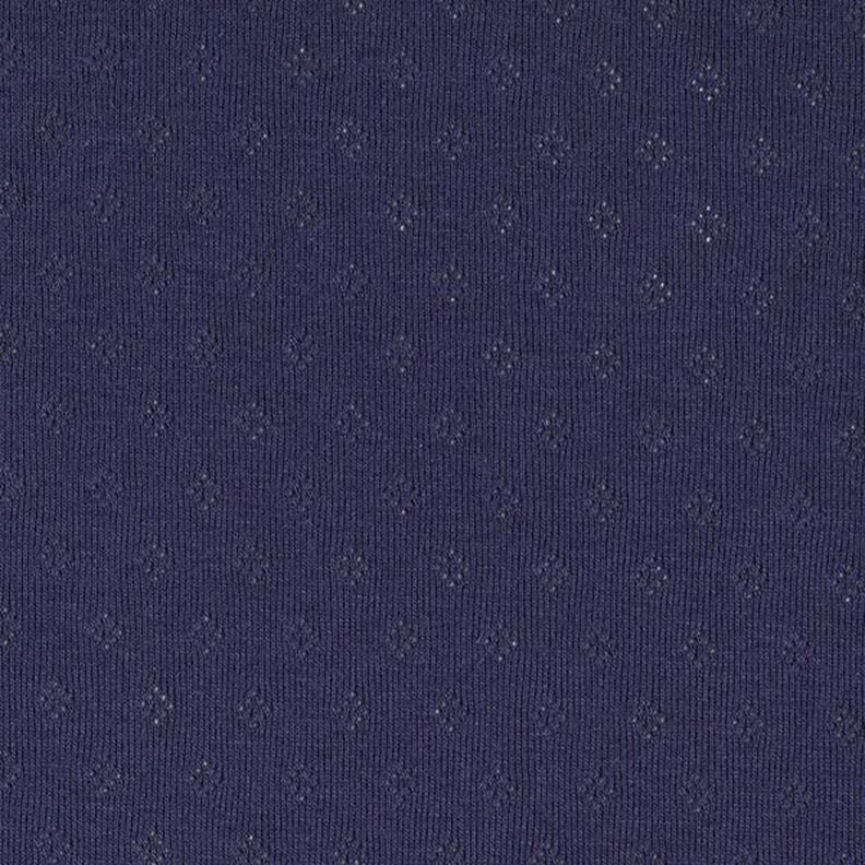 Fine Jersey Knit with Openwork – navy blue,  image number 3