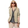 Viscose Blend fine Prince of Wales check with lurex – almond/pale mint,  thumbnail number 5