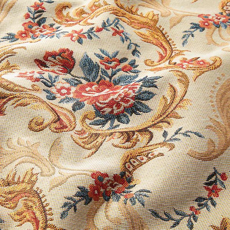 Decor Fabric Tapestry Fabric Elegance – light beige,  image number 2