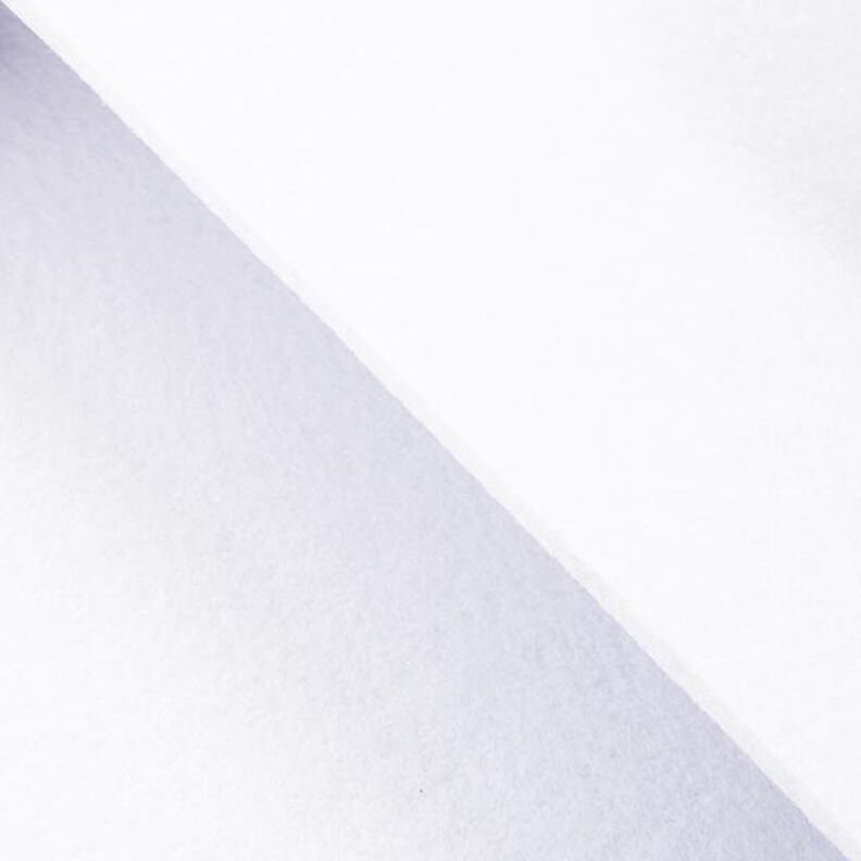 Felt 45 cm / 4 mm thick – white,  image number 1