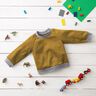 Alpine Fleece Comfy Sweatshirt Plain – curry yellow yellow,  thumbnail number 8
