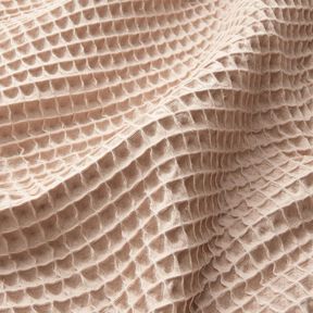 Waffle Piqué large honeycombs – cashew, 