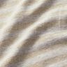 Cotton jersey melange glitter stripes – light grey/metallic gold,  thumbnail number 2