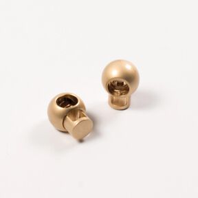 Cord Stopper Ball [2 pieces] – metallic gold, 