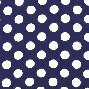 Crepe Weave polka dots [2.5 cm] – navy blue, 