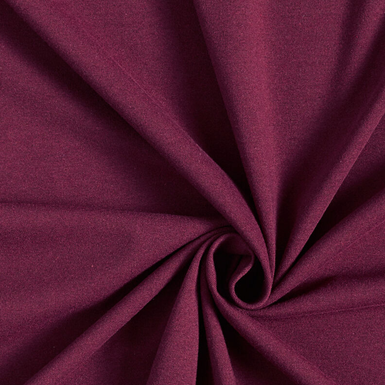 Recycled Cotton Blend Jersey – burgundy,  image number 1