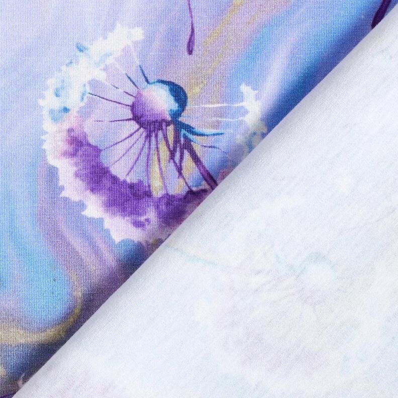 Cotton Jersey Dandelion marble | Glitzerpüppi  – mauve/lilac,  image number 4