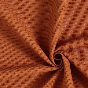 Waffle piqué Mini – terracotta, 