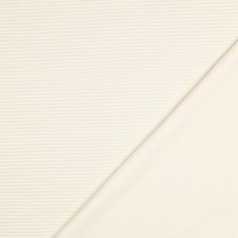 Ottoman Ribbed Jersey Cotton Blend – cream,  image number 3